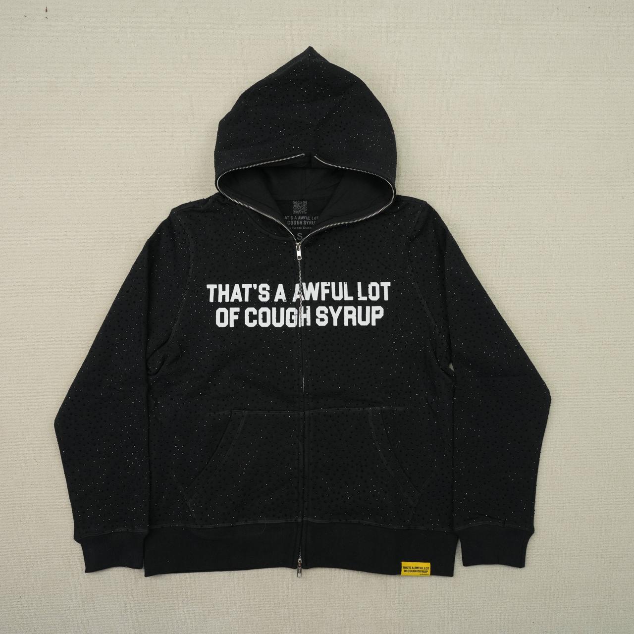 Rhinestone Zip Hoodie