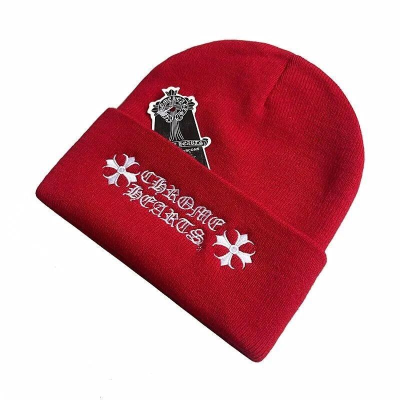 Red Embroidered