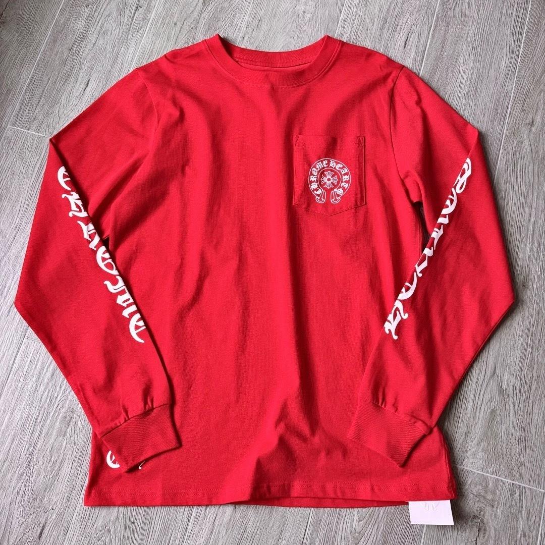 Chrome Hearts Long Sleeve Tee Red