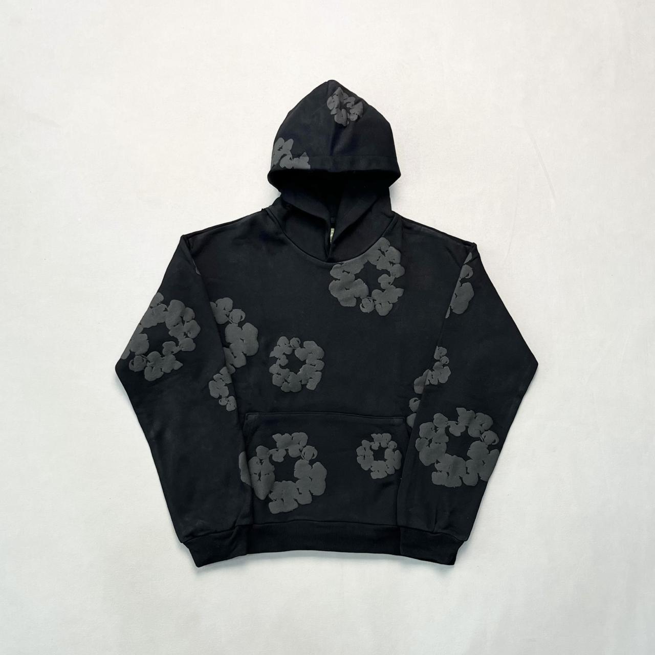 Denim Tears Monochrome Wreath Hoodie