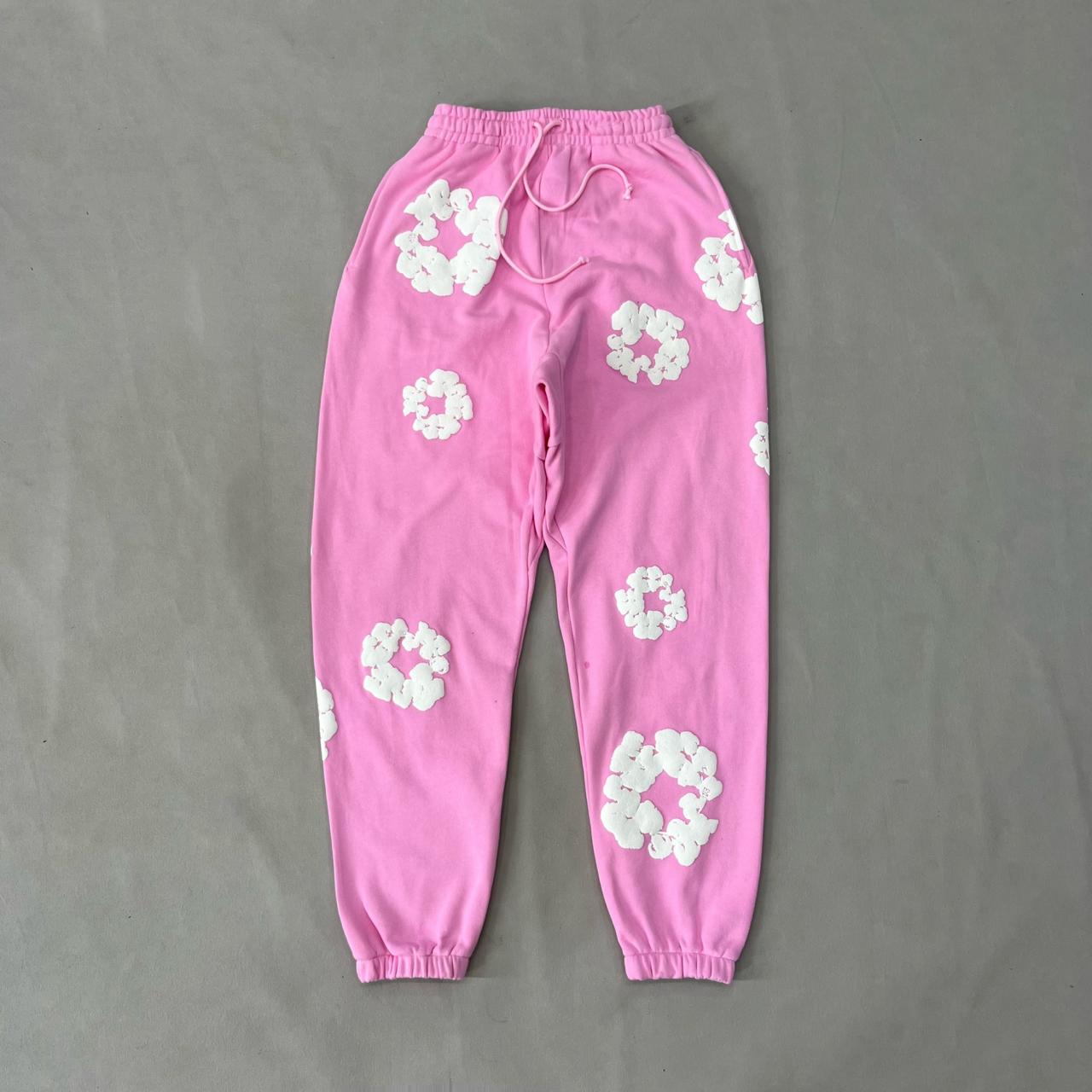 Denim Tears Cotton Wreath Sweatpants Pink