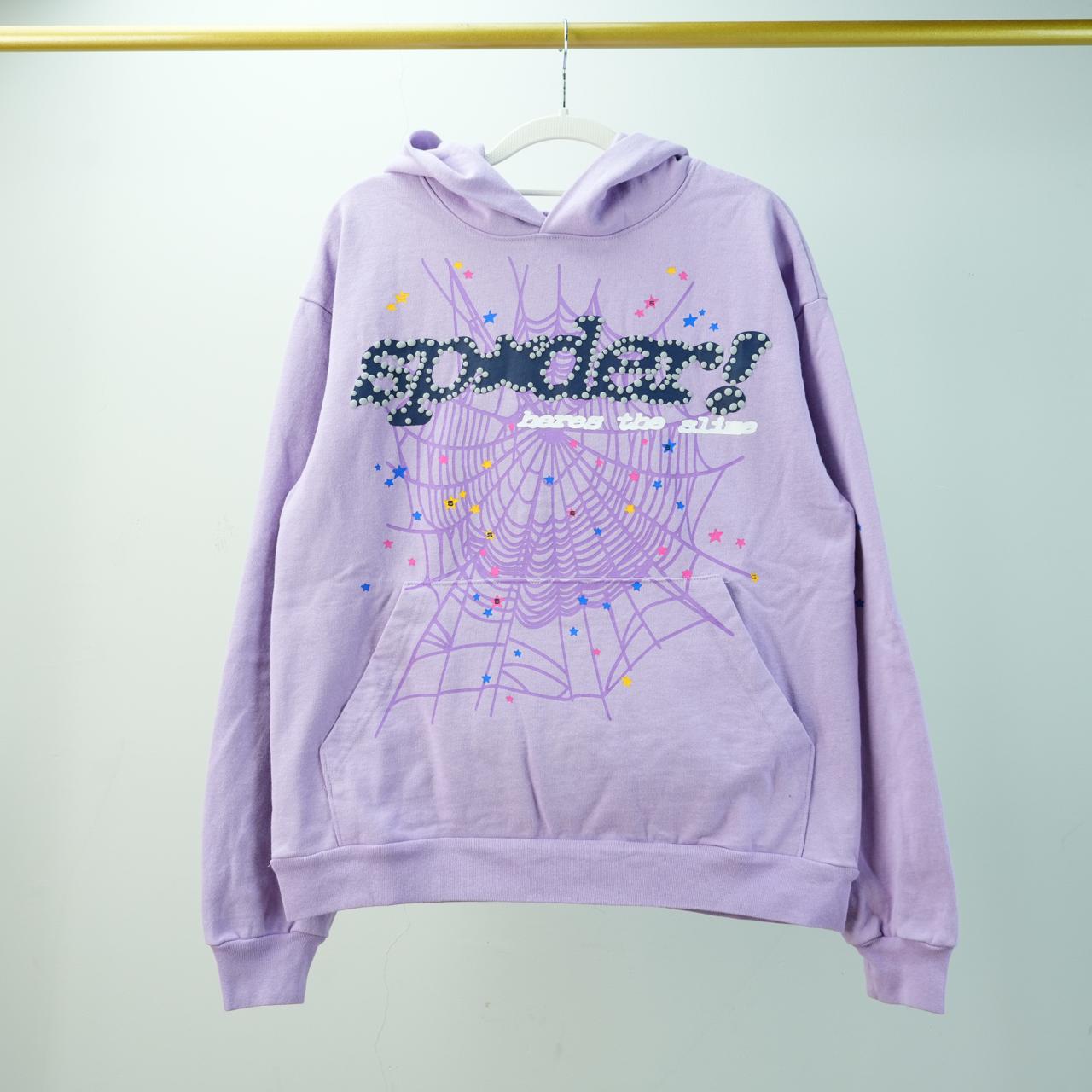 Sp5der Lavender Rules Hoodie