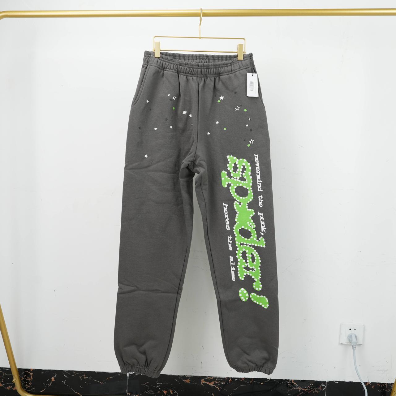 Sp5der Punk V2 Green Sweats