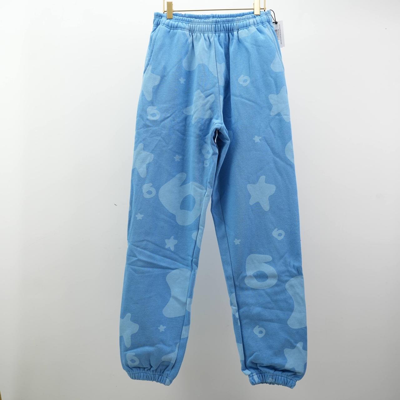 Sp5der Sky Blue Tonal Sweats