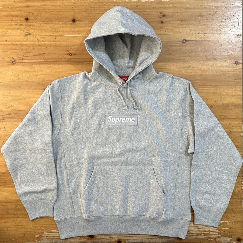 Supreme Box Logo Hoodie Grey
